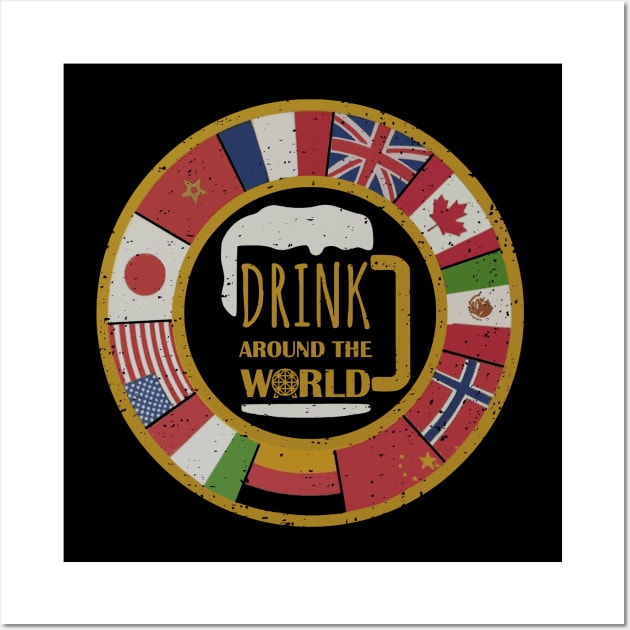 Drink Around The World Showcase Wall Art by ThisIsFloriduhMan